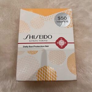 Shiseido Sun Protection Set in White and Orange